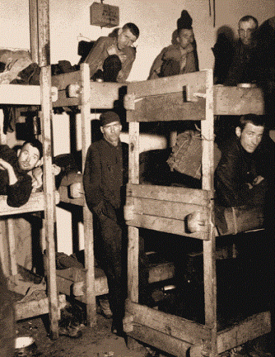 Dortoir Hopital Stalag VI-A après libération.gif